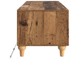 LED TV Cabinet Old Wood Engineered Wood 896253