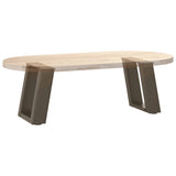 Coffee Table Legs U-Shaped 2 pcs Natural Steel 30x cm Steel 4012739