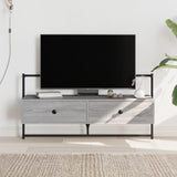 TV Cabinet Wall-mounted Grey Sonoma 100.5x30x51 cm Engineered Wood 833461