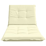 Sunlounger Cushion GEMERT 100% Polyester Cream 190 x 80 x 9 cm 947444