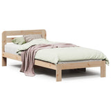 Bed Frame without Mattress 90x200 cm Solid Wood Pine 855540