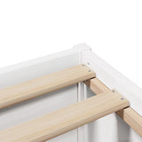 Bed Frame without Mattress White 90x190 cm Single Solid Wood Pine 3323438