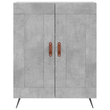 Highboard Concrete Grey 69.5x34x180 cm Engineered Wood 3189929