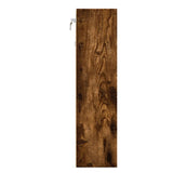 Vitrine Cabinet Smoked Oak 100x15x58 cm Engineered Wood 847930