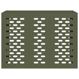 Air Conditioner Cover Olive green 110 x 50 x 80 cm Steel 865907