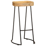 Bar Stools 2 pcs Solid Mango Wood 244010