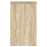 ZNTS Plant Stands 2 pcs Sonoma Oak 30x30x50 cm Engineered wood 852917