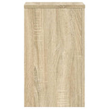 ZNTS Plant Stands 2 pcs Sonoma Oak 30x30x50 cm Engineered wood 852917