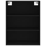Highboard Black 69.5x34x180 cm Engineered Wood 3189510