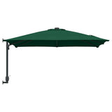 Garden Parasol Green 248.5 x 247.5 x 160 cm Polyester and Steel 42003236