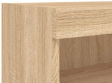 TV Cabinets with LED Lights 2 pcs Sonoma Oak 80x30x30 cm 837146