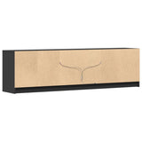 TV Cabinet with LED Black 180x34x50 cm Engineered Wood 3307913
