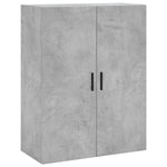 Highboard Concrete Grey 69.5x34x180 cm Engineered Wood 3195695