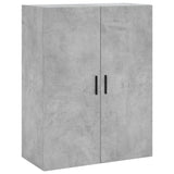 Highboard Concrete Grey 69.5x34x180 cm Engineered Wood 3195695