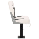 Foldable Boat Seat 1 Set Low Backrest with Fixing Strap 3284293