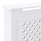 MDF Radiator Cover White 205 cm 325555