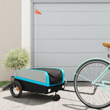 Bike Trailer Black and Blue 30 kg Iron 94058