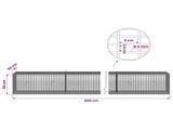 Gabion with 5 mm Wire and 5x2.5 cm Mesh 600x50x50 cm 3463758