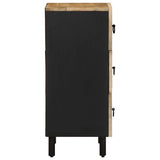 Sideboard 40x33.5x75 cm Solid Rough Wood Mango 4018651