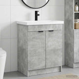Bathroom Furniture Set Concrete Grey 56 x 37.5 x 81 cm 3404147