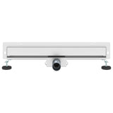 Wall Mounted Shower Drain Silver 60 cm Stainless Steel 304 42015992
