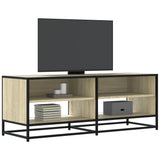 TV Cabinet Sonoma Oak 120.5x40x46 cm Engineered Wood and Metal 848890