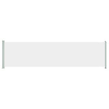 Patio Retractable Side Awning 160x600 cm Cream 317959