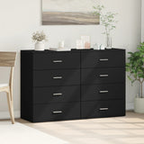 Sideboards 2 pcs Black 60x39x80 cm Engineered Wood 3276624