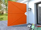 Collapsible Terrace Side Awning Terracotta 240x160 cm 44571