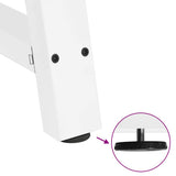 Dining Table Legs A-Shaped 2 pcs White 100x cm Steel 4012865