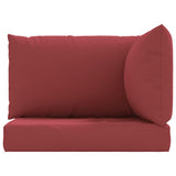 Pallet Cushions 3 pcs Wine Red Oxford Fabric 361782