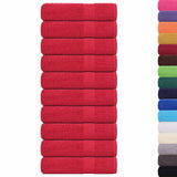 Hand Towels "FROGN" 10 pcs Red 50x100 cm 360 gsm 136928