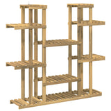 Plant Stand White 123 x 25 x 114.5 cm Solid Acacia Wood 903103