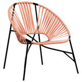 Garden Egg Chair Black and Orange Poly Rattan 4009291