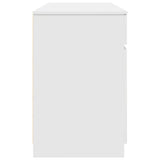 Desk with Drawer White 140 x 49 x 76 cm Engineered wood 3328507