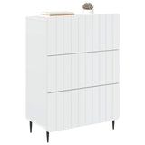 Drawer Cabinet White 66 x 34.5 x 92 cm Engineered Wood 894375