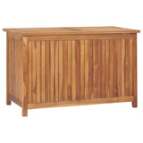 ZNTS Garden Storage Box 90x50x58 cm Solid Teak Wood 315380