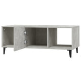 Coffee Table Concrete Grey 102x50x40 cm Engineered Wood 812703