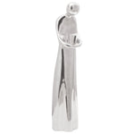 ZNTS Sculpture Silver 10x16x49 cm Aluminium 42000135