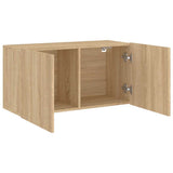 TV Cabinet Wall-mounted Sonoma Oak 80x30x41 cm 836956