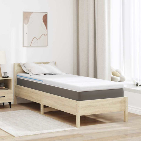 Mattress Pad White 70 x 200 cm Gel Memory Foam 4106275