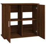 Aquarium Stand Brown Oak 81x36x73 cm Engineered Wood 833630
