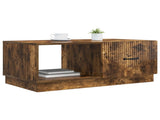 Coffee Table Smoked Oak 90 x 50 x 37 cm Engineered Wood 895420