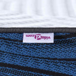 Mattress Pads White and blue 140 x 200 cm Gel Memory Foam 4106271