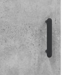 Highboard Concrete Grey 69.5x34x180 cm Engineered Wood 3189521
