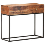 Console Table 90x35x75 cm Rough Acacia Wood 320917