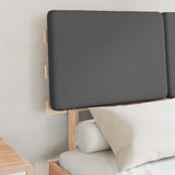 Bed Frame with Upholstered Headboard Dark Grey 120 x 200 cm 877490