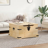 Storage Box Corona 78x78x45 cm Solid Wood Pine 4002771