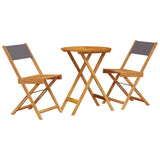 Bistro Set Anthracite 3281749