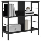 Bookshelf Black Oak 82 x 32 x 79 cm Engineered Wood 883994